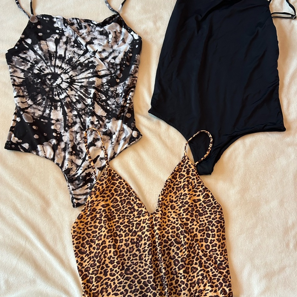 Lot of 3 beautiful MAI underwear one piece bikini swim suits - perfect condition